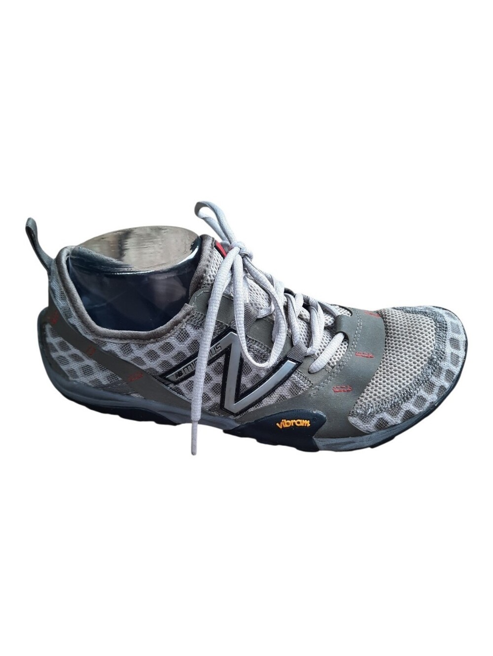 New Balance Minimus Gray Barefoot Vibram Trail Running Shoes WT10GG Size 9.5